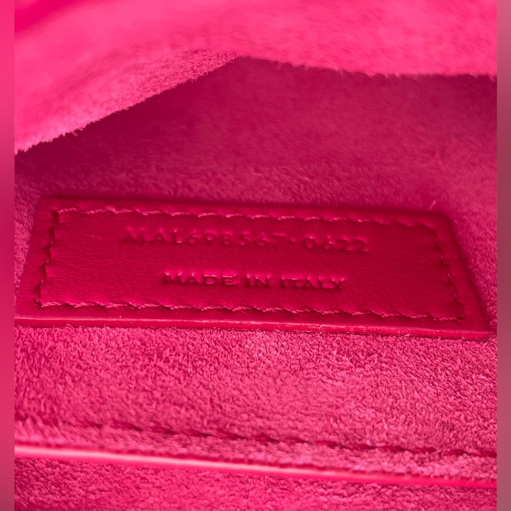 BRAND NEW Saint Laurent YSL Le 57 Leather Shoulder Bag Quilted Purse Pink! - Picture 16 of 16